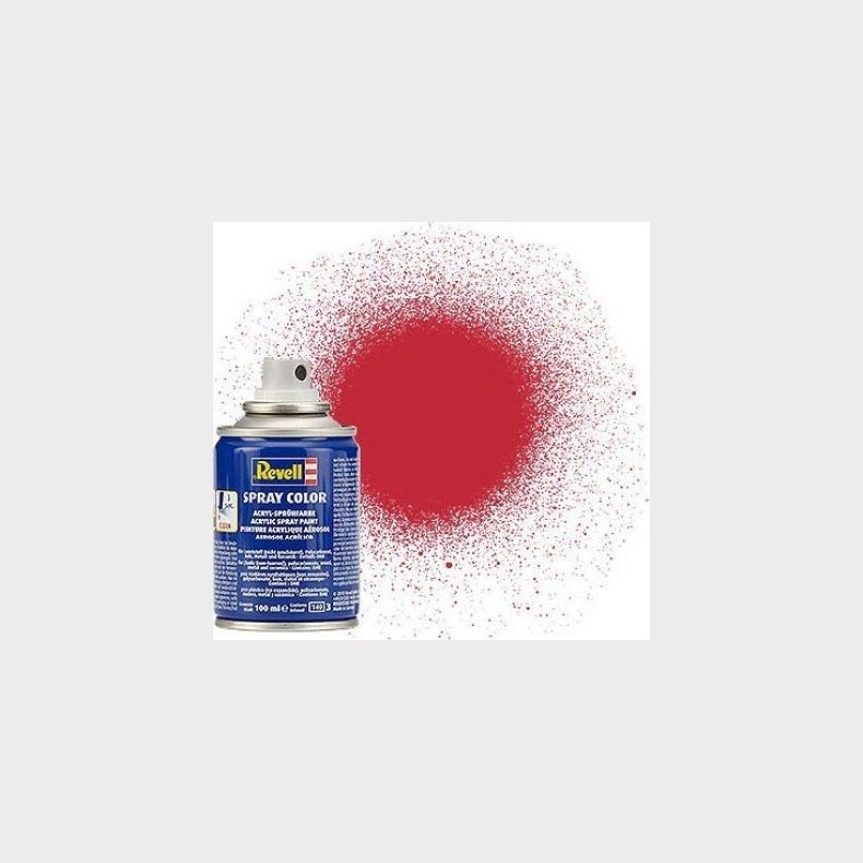 Revell - Spray Color Spraymaling - Carmine Red Mat 100 Ml