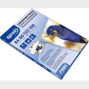 Lamineringslommer - A4 - 100 Stk - Blank