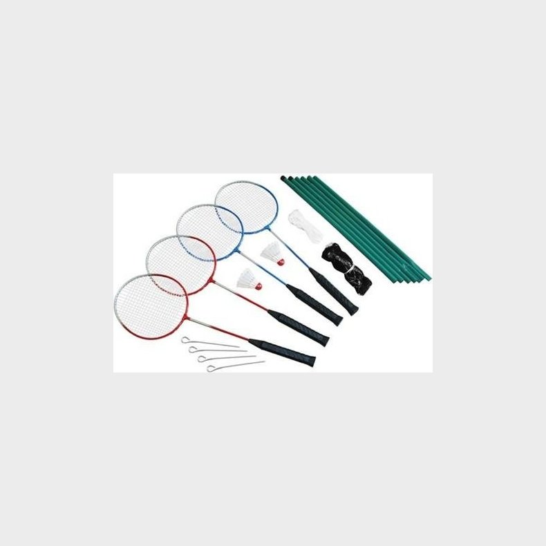 Badmintons�t Til Haven - Net, Ketsjere, Fjerbold Og St�nger