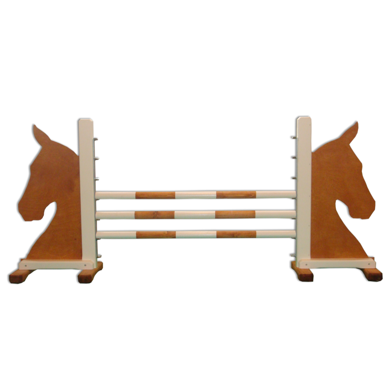 O.M. Spring | Springbane til brn - Brun hest, 1 stk.