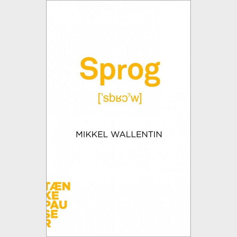 Tnkepauser - Sprog - Mikkel Wallentin - Bog