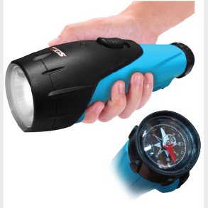 Spy Master Navigationslygte med kompass til brn