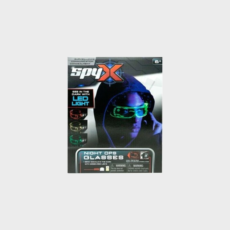 Spy X Leget�j - Nat Ops Spionbriller Med Led Lys