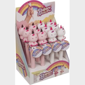 Squeeze Kuglepen Til B�rn - Enhj�rning - Overraskelse