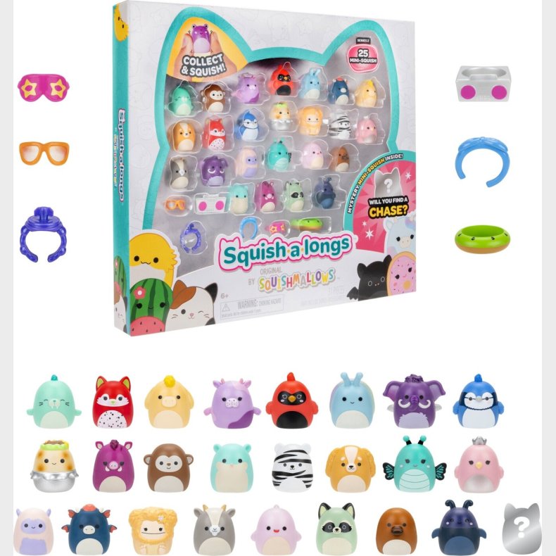 Squishalongs - 2,5 Cm 25-pak S2