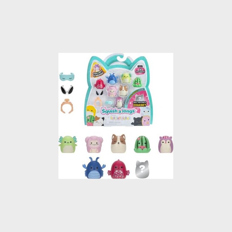 Squishalongs - 2.5 Cm 8 Pakke S2 - Style 3