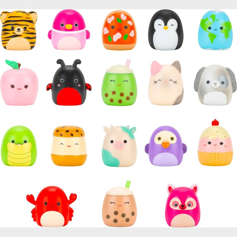 Squishalongs - 2,5 Cm Clip-a-long 3-pak S3 - Flere Varianter I Cdu