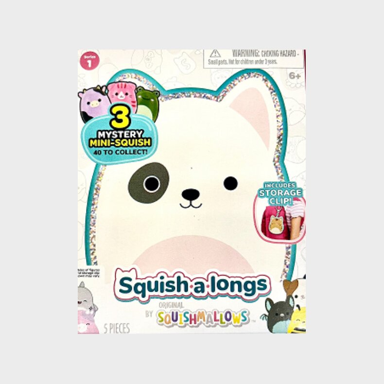 Squishalongs - 2,5 Cm N�glering (4-pakke)