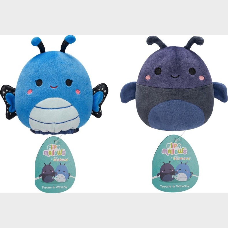 Squishmallows Bamse - Flip A Mallows - Waverly Og Tyrone - 13 Cm