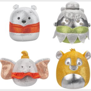 Squishmallows Bamser - Disney 100 - 13 Cm - 4 Stk