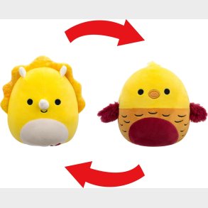 Squishmallows Bamse - Flip A Mallows - Lancaster Og Beck - 13 Cm