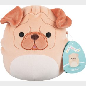 Squishmallows Bamse - Morton Shar Pei Hund - 19 Cm