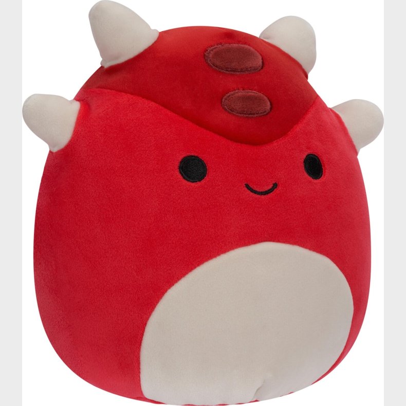 Squishmallows Bamse - Sergio Ankylosaurus - R�d - 19 Cm