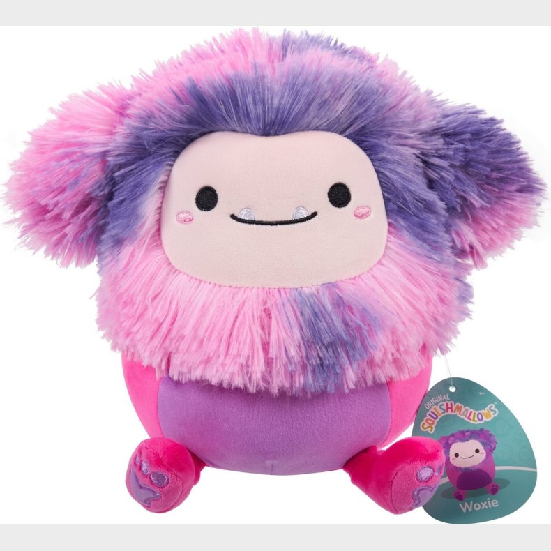 Squishmallows Bamse - Woxie Bigfoot - 19 Cm