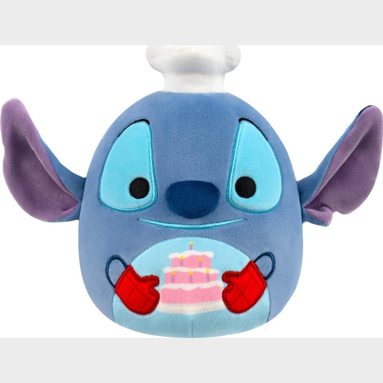 Squishmallows 20 Cm Disney - Chef Stitch With Cake