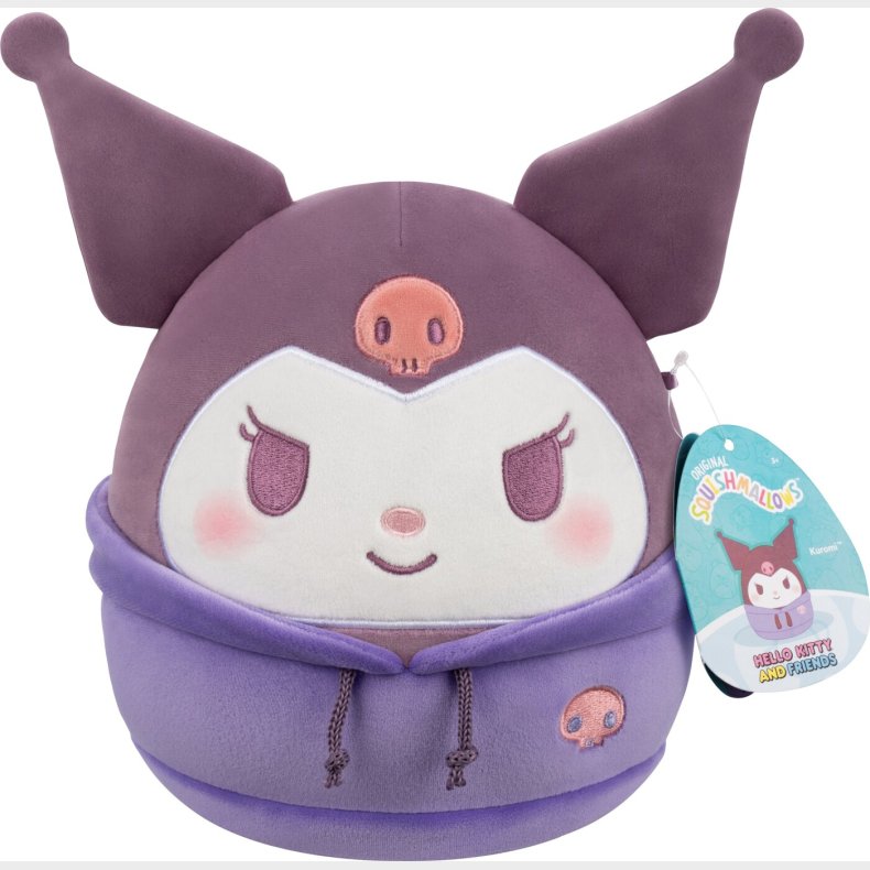 Squishmallows 20 Cm Hello Kitty Hoodie Mass - Kuromi