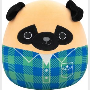 Squishmallows Bamse - Prince Mops Hund - 30 Cm