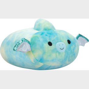 Squishmallows Bamse - Stackables - Fisk Reid - 30 Cm