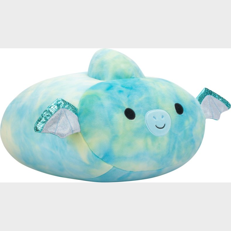 Squishmallows Bamse - Stackables - Fisk Reid - 30 Cm