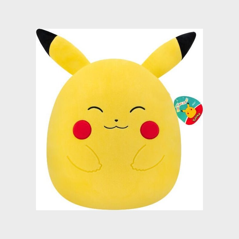 Squishmallows - Pok�mon - Glad Pikachu Bamse - 35 Cm