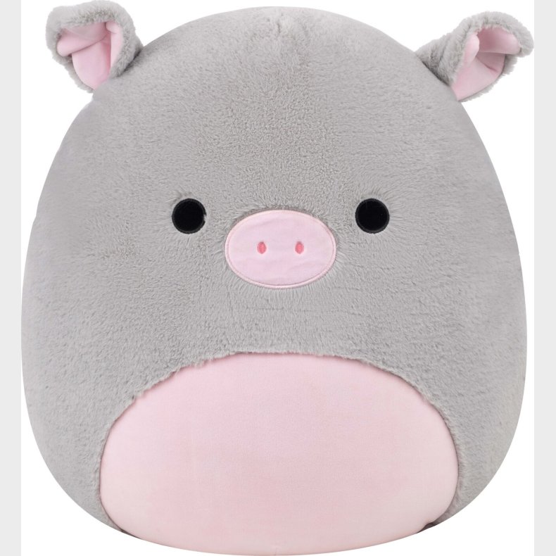 Squishmallows - Bessa Gris Bamse - Fuzz A Mallows - 50 Cm