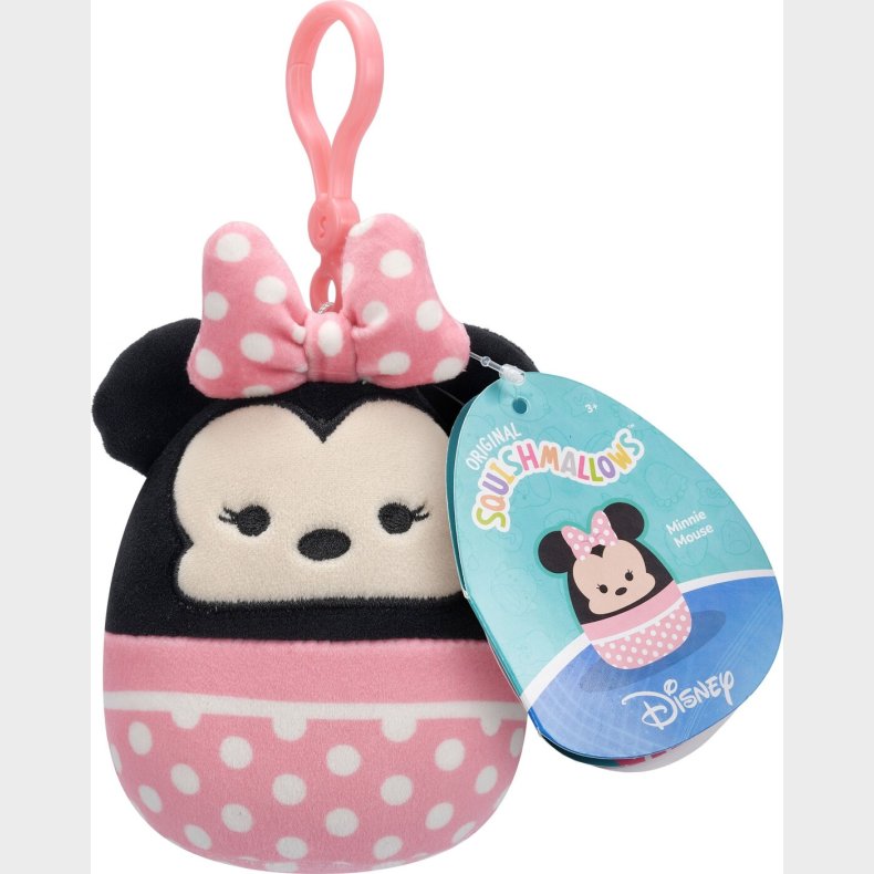 Squishmallows 9 Cm Disney Clip On - Minnie Mouse