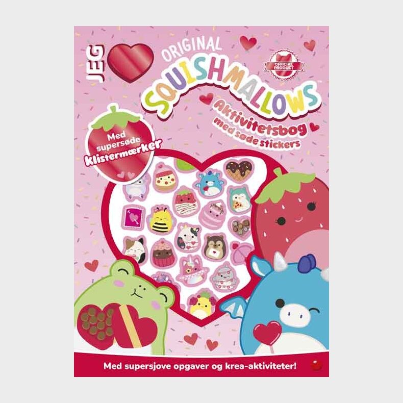 Squishmallows Aktivitetsbog 2 Med S�de Stickers - Bog