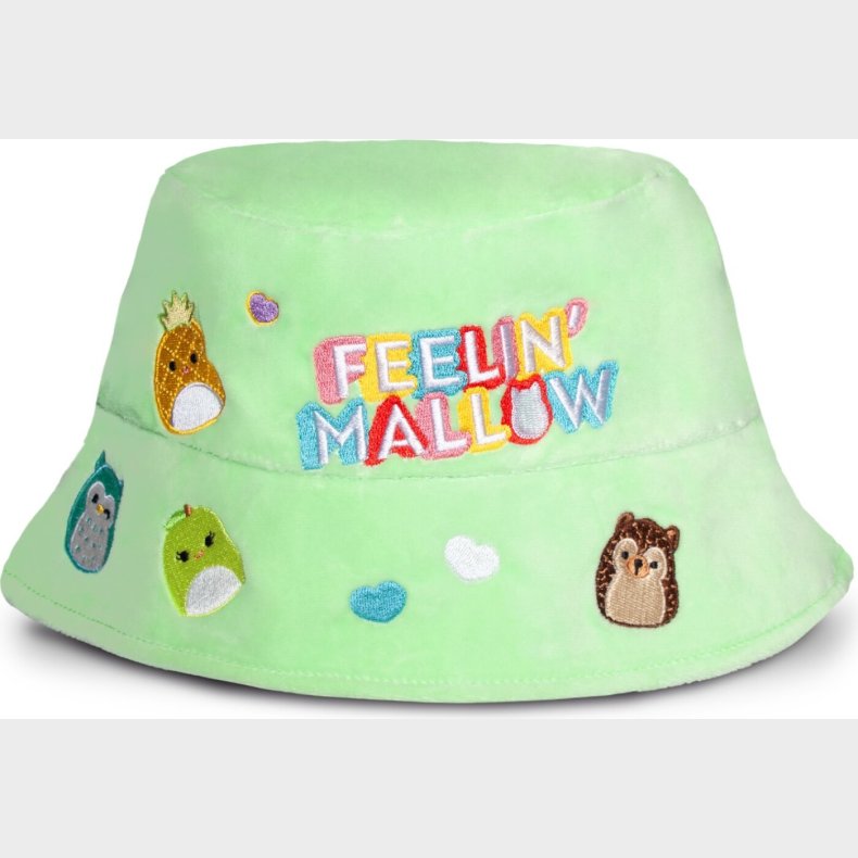 Squishmallows - Bllehat Til Brn - Feeling Mallow - Grn