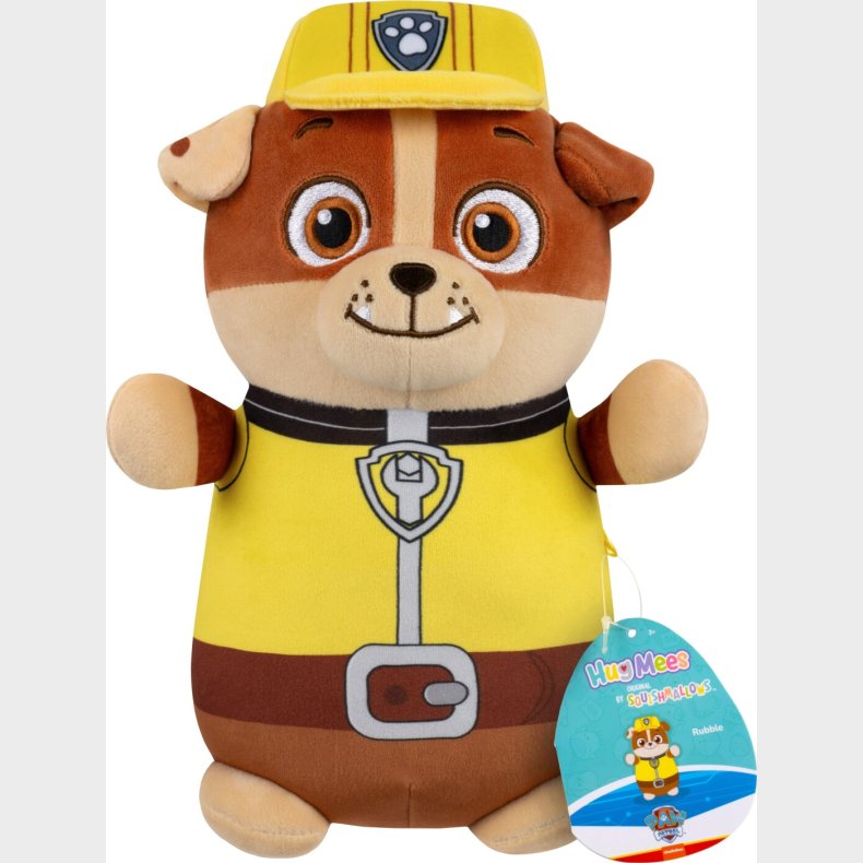 Squishmallows - Hugmees Plush Paw Patrol - Rubble