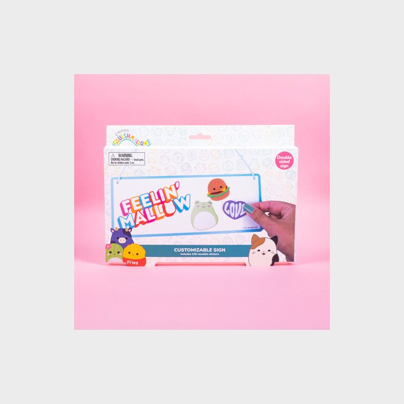 Squishmallows - Room Sign With Wall Decals