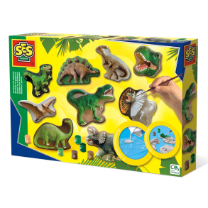 SES Creative | Stb & Mal - Dinosaurer, 9 forskellige