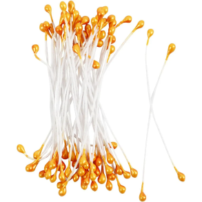 Creativ Company | Stvdragere til papirblomster - Orange, 100 stk