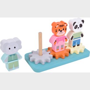 Stacking Game With Cogwheels 