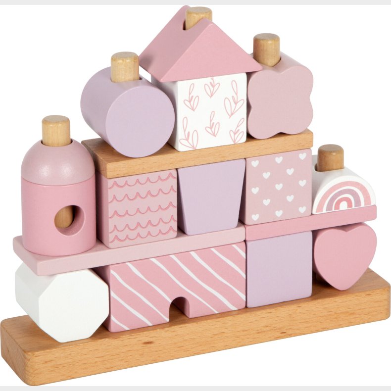 Stacking House Pink