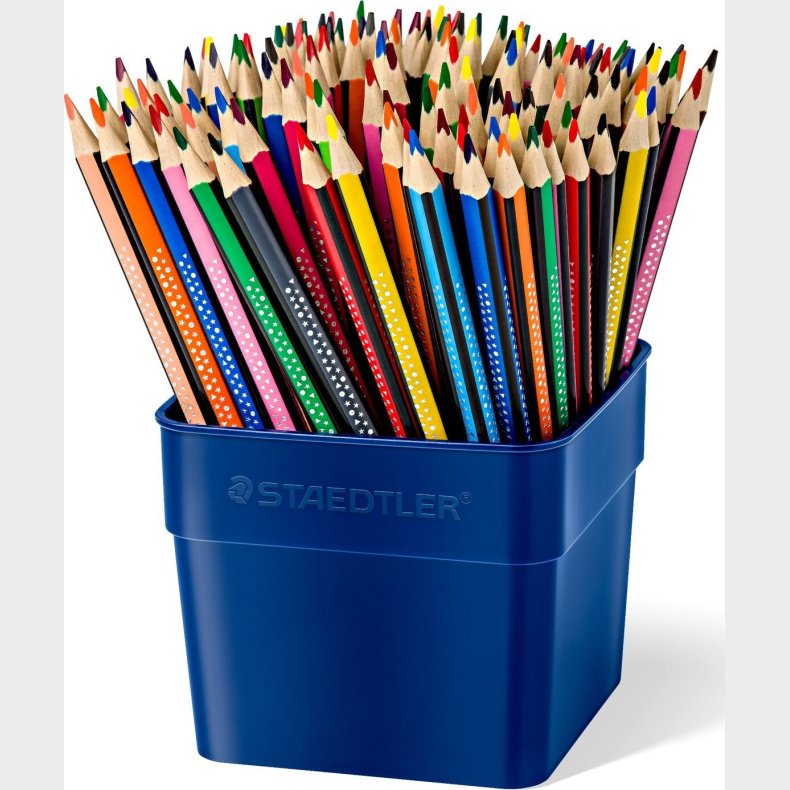 Staedtler - Noris Farveblyanter Med Blyantholder - 144 Stk.