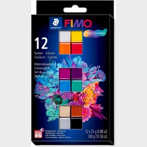 Staedtler, Fimo Professional Modelleringsst, 12 X  Blok