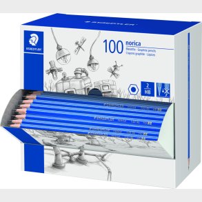 Staedtler - Norica 130 46 Hb 2 - Blyanter I Dispenser - 100 Stk.
