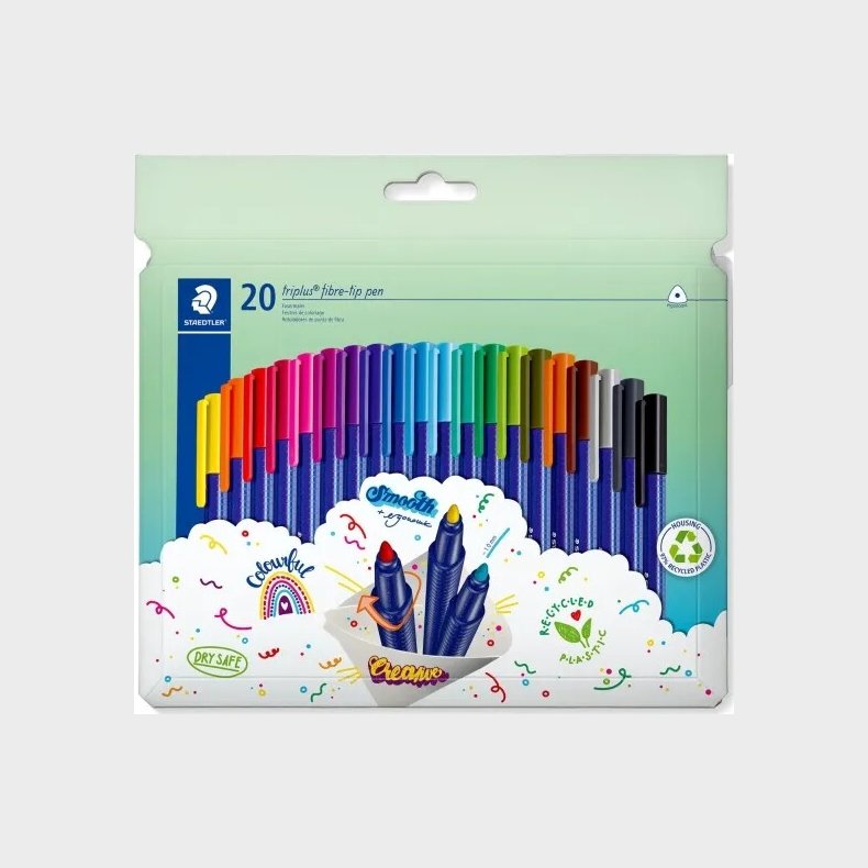 Staedtler Tusser - Triplus Fibertip - 1,0 Mm - 20 Stk.