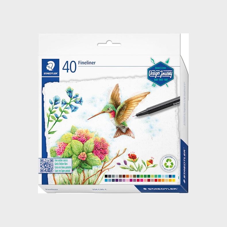Staedtler - Triplus Fineliner - 0,3 Mm - 40 Stk