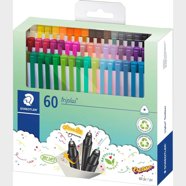 Staedtler - Triplus Finliner - 0,3 Mm - 60 Stk