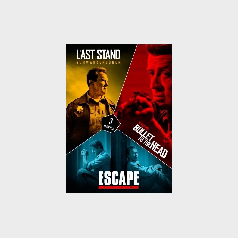 The Last Stand // Bullet To The Head // Escape Plan - DVD - Film
