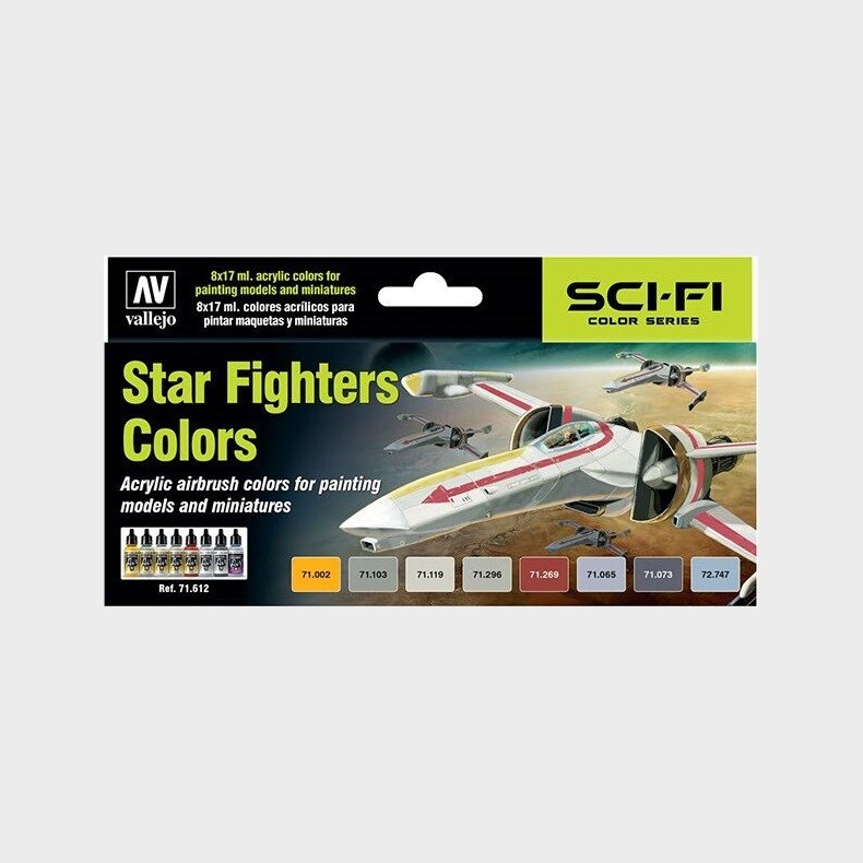 Vallejo - Model Air Maling St - Star Fighters Colors - 8x17 Ml - 71612