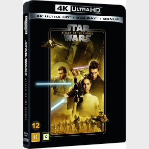 Star Wars: Attack Of The Clones - Klonernes Angreb - Episode 2 - 2020 Udgave - 4K Blu-Ray