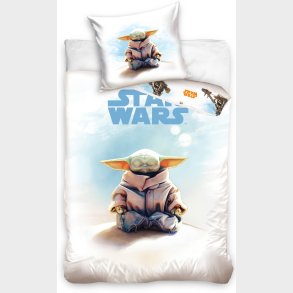 Star Wars Grogu Baby Yoda Sengetj 150 x 210 cm - 100 procent bomuld