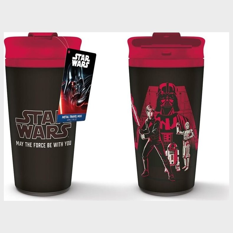 Star Wars (may The Force Be With You) Metal Travel Mug