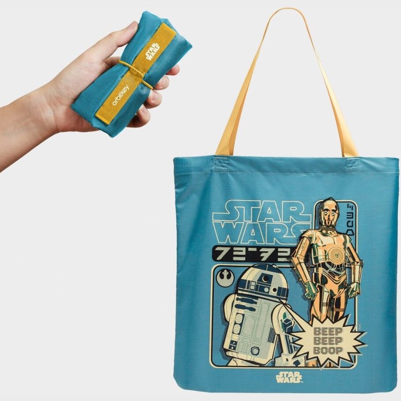 Star Wars - Orbitkey Foldable Tote Bag - C-3po & R2-d2