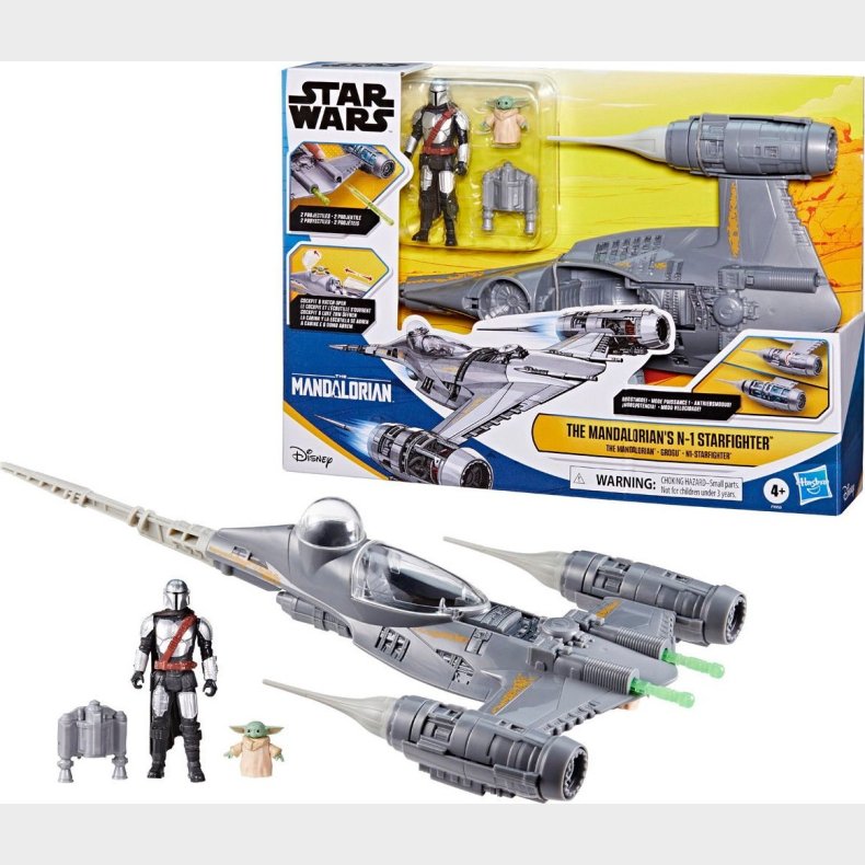 Star Wars - Starfighter N1 & Figur 10 Cm