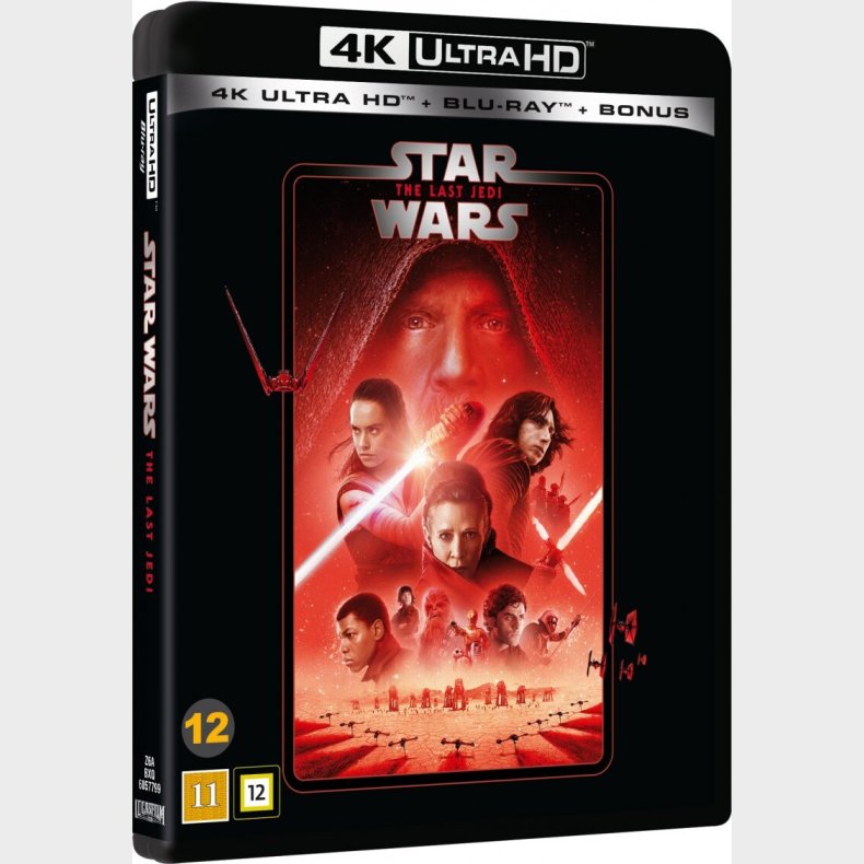 Star Wars: The Last Jedi - Episode 8 - 2020 Udgave - 4K Blu-Ray