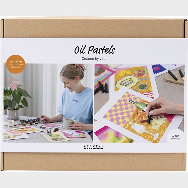 Start Diy Kit Oliepastel - Assorterede Farver
