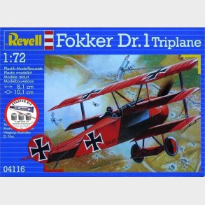 Revell Starter Kit - Fokker Dr.1 Triplane - 1:72 - 74116